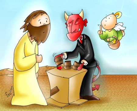 Resultado de imagen de tentaciones jesus fano