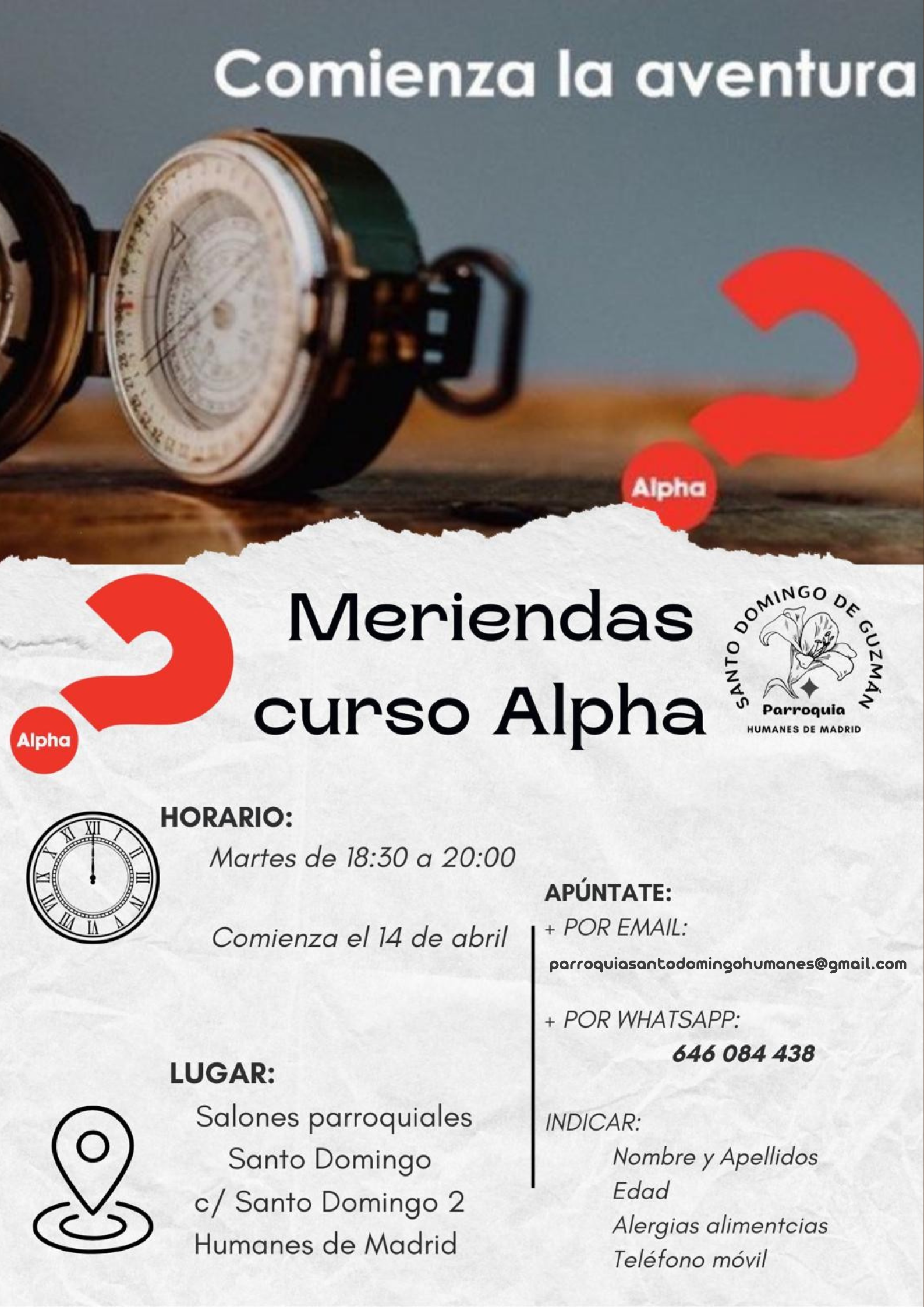 Alpha – Parroquia Santo Domingo de Guzmán